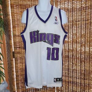 Vintage Sacramento Kings Mike Bibby #10 Reebok Jersey M